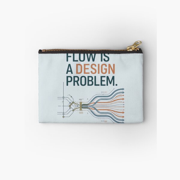 Item preview, Flow Is a Design Problem Industrial Engineering Process Optimization designed and sold by Amr Darwish Graphic designer.
