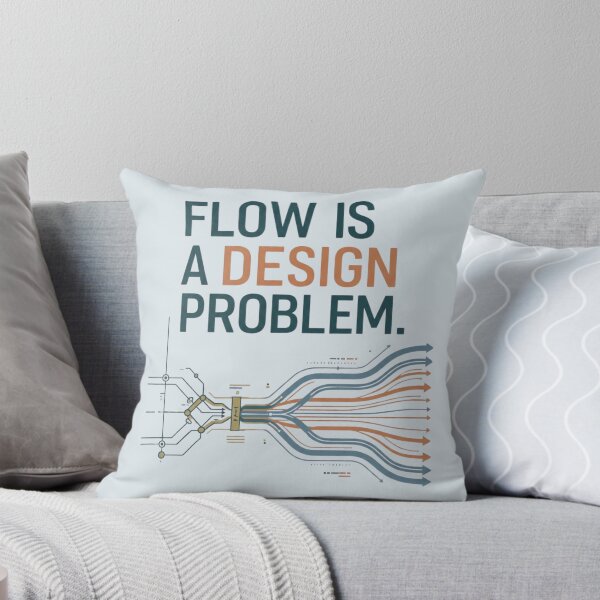 Item preview, Flow Is a Design Problem Industrial Engineering Process Optimization designed and sold by Amr Darwish Graphic designer.