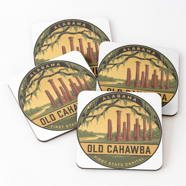Item preview, Old Cahawba Alabama Vintage Park Badge Sticker designed and sold by DetourDgn.