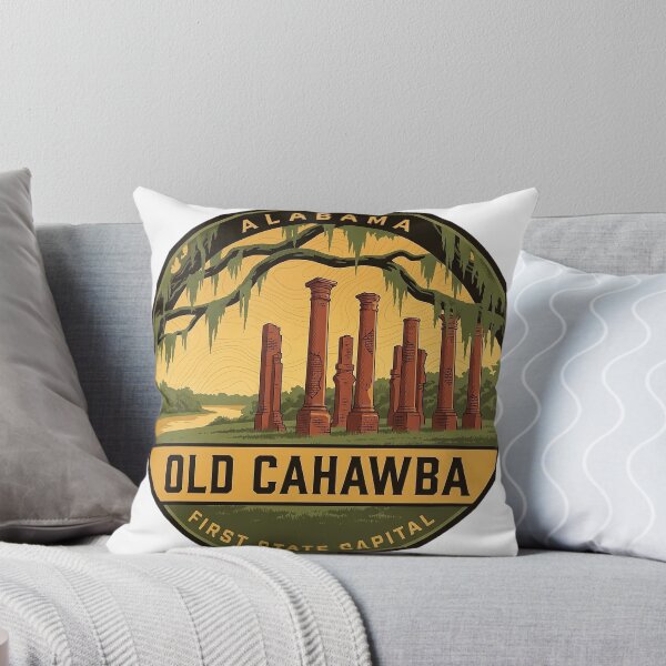 Item preview, Old Cahawba Alabama Vintage Park Badge Sticker designed and sold by DetourDgn.