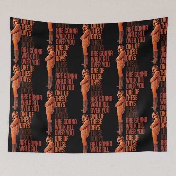 Item preview, Retro 60s Fashion Woman Boots Silhouette Poster designed and sold by DuongHauq.