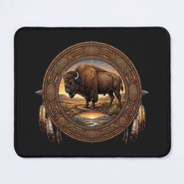 Aperçu de l'œuvre American Bison créée et vendue par Kirrindy Designs.