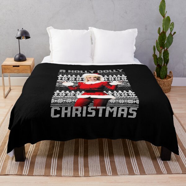 Item preview, A Holly Dolly Christmas Ugly Xmas Sweater designed and sold by BalouEdison.