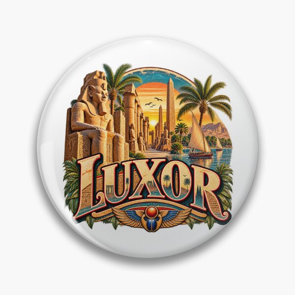 Artikelvorschau, Luxor Ägypten – Tempel, Pharaonen & Nil Vintage Design entworfen und verkauft von Wandervogel123.