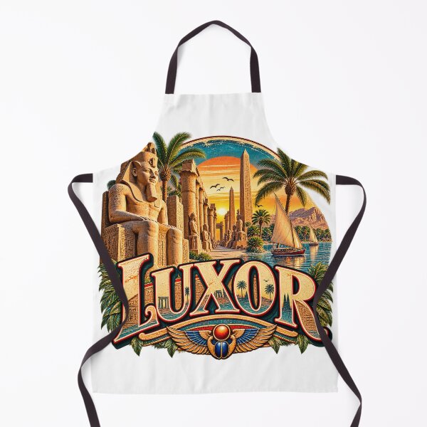 Item preview, Luxor Egypt – Temples, Pharaohs & Nile Vintage Design designed and sold by Wandervogel123.