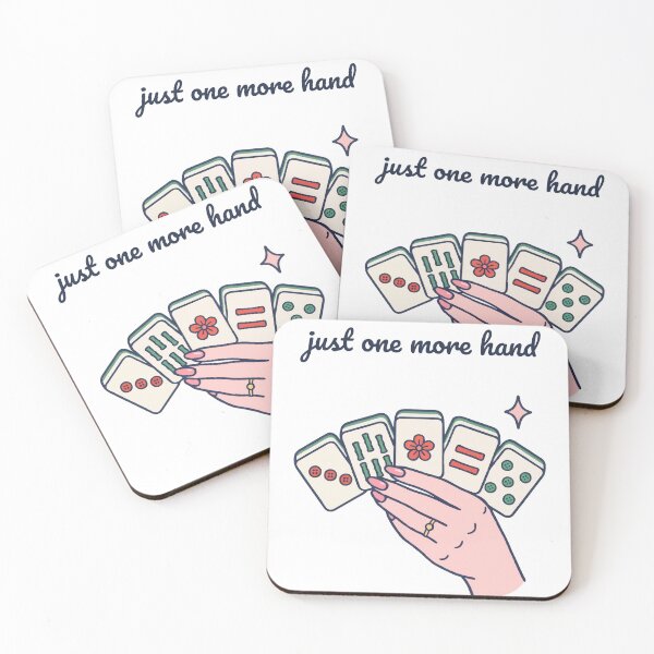 Item preview, Just One More Hand - Mahjong Tiles in a Manicured Hand designed and sold by mfdoomecu1.