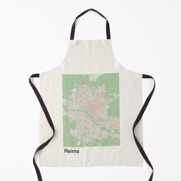 Item preview, Reims Minimalistic Map Art designed and sold by MapsNerd.