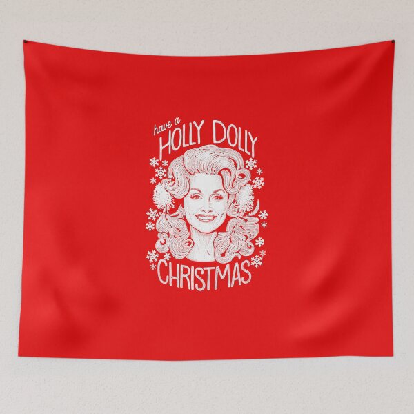 Item preview, Have A Holly Dolly Christmas designed and sold by BalouEdison.