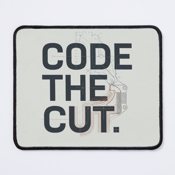 Item preview, Code the Cut CNC Machinist Programming Manufacturing designed and sold by Amr Darwish Graphic designer.