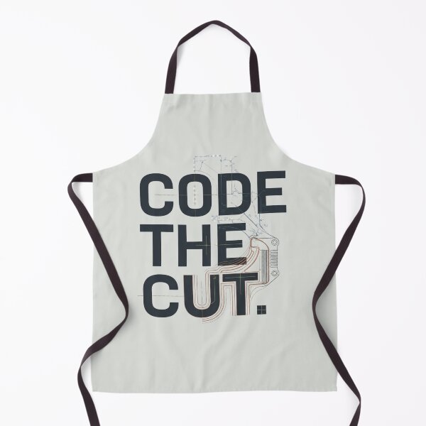 Artikelvorschau, Code the Cut CNC-Maschinenbediener Programmierung Fertigung entworfen und verkauft von Amr Darwish Graphic designer.