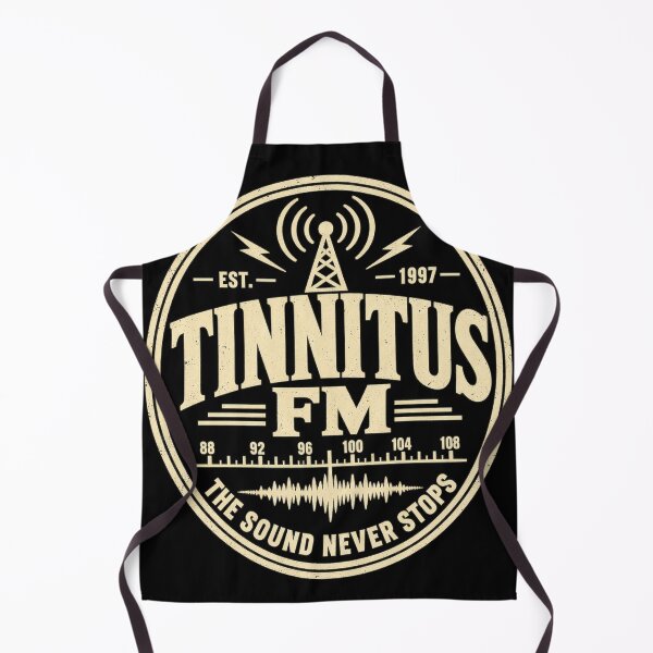 Item preview, Tinnitus FM The Sound Never Stops - Vintage Radio Badge designed and sold by haitrieuic96.