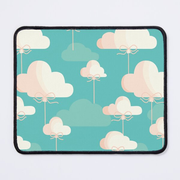 Item preview, Adorable kawaii clouds designed and sold by Mintpoptrend.