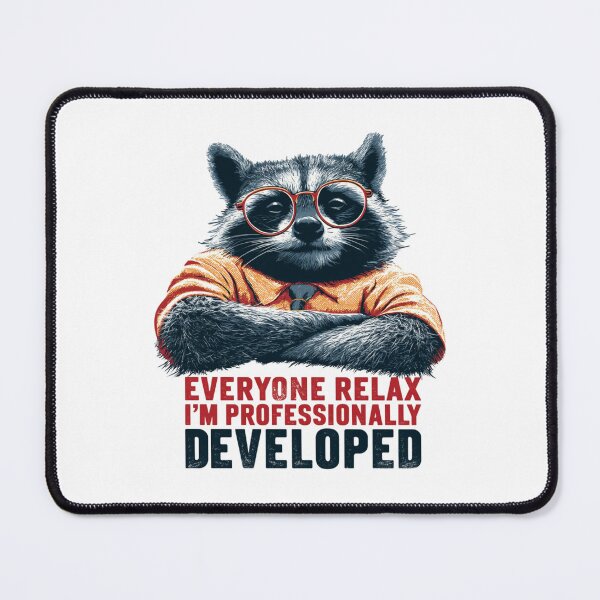 Item preview, Everyone Relax I'm Professionally Developed | Sticker designed and sold by NicolasGlowArt.