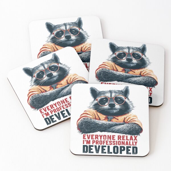 Item preview, Everyone Relax I'm Professionally Developed | Sticker designed and sold by NicolasGlowArt.