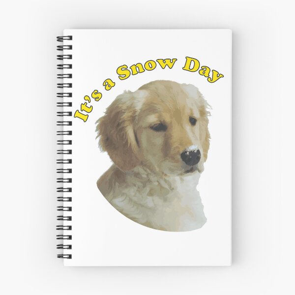 Item preview, It's a Snow Day 2 (Golden Retriever Puppy) designed and sold by Westgold.
