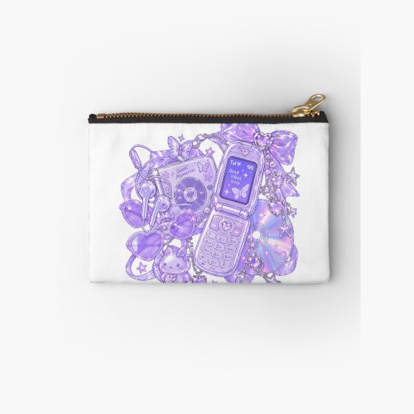 Artikelvorschau, Purple Y2K Kawaii Music & Flip Phone Aesthetic entworfen und verkauft von Kiralemon.
