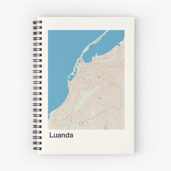 Item preview, Mapa minimalista de Luanda designed and sold by MapsNerd.