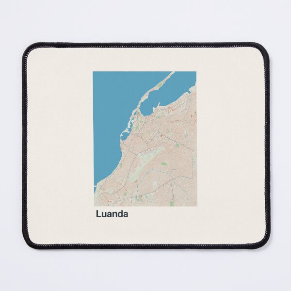Item preview, Luanda Minimalistic Map Art designed and sold by MapsNerd.