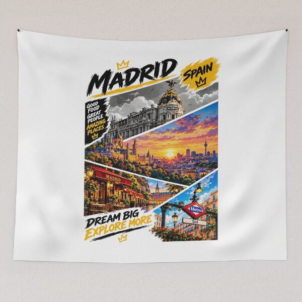 Item preview, Dreaming of Madrid? Your adventure starts now! designed and sold by KLERIKSTORE.