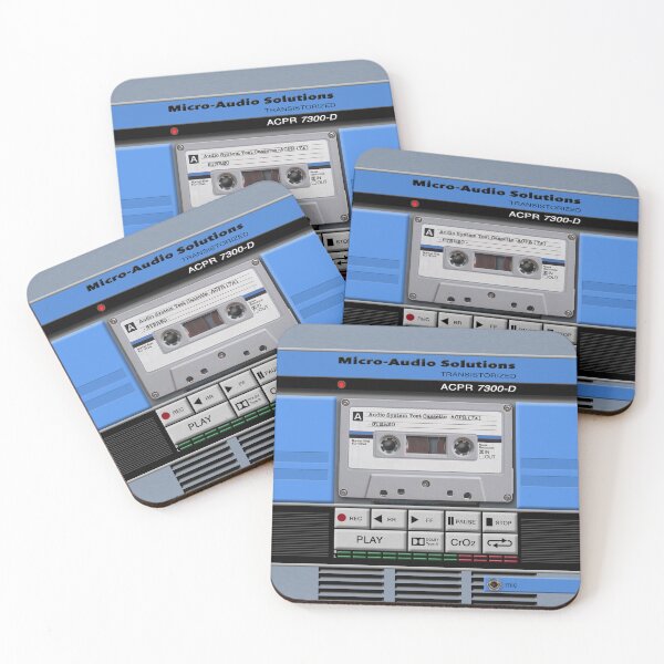 Item preview, Retro Micro Cassette Unit - Blue designed and sold by ubiquitoid.