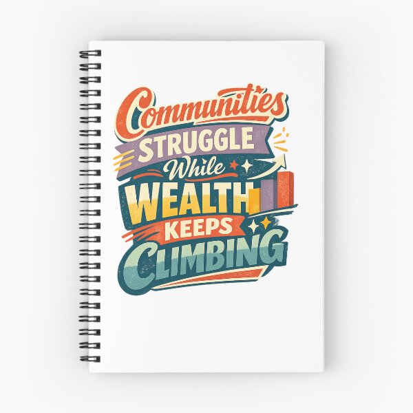 Item preview, Communities Struggle While Wealth Keeps Climbing Economic Inequality Social Justice Design designed and sold by inkoutninja.