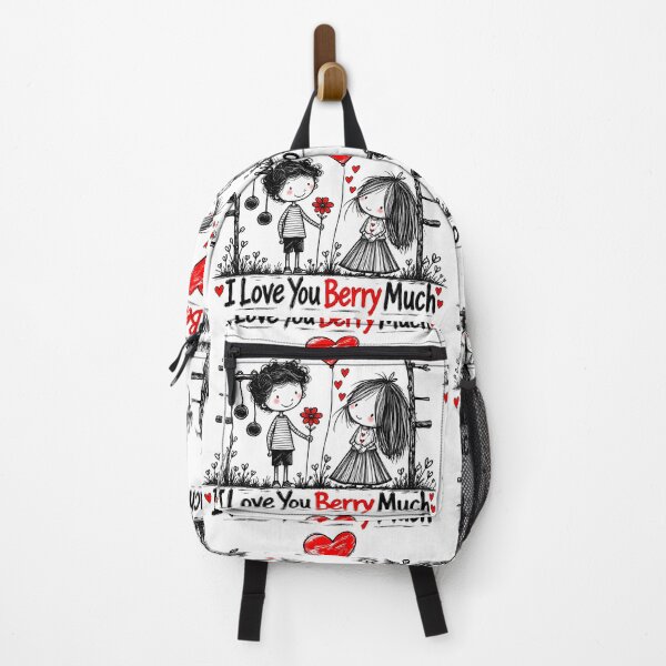 Item preview, I Love You Berry Much – Valentine Pun designed and sold by JanChryzostom.