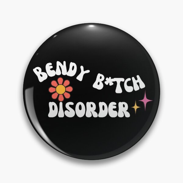 Item preview, Bendy B*tch Disorder Funny EDS Hypermobility Retro Typography designed and sold by kristy1003.