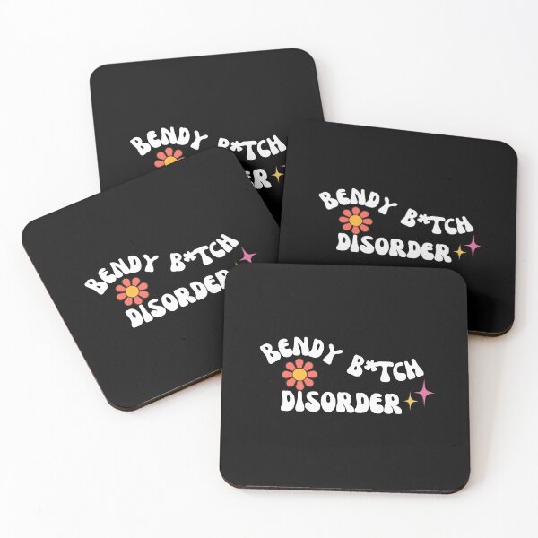 Artikelvorschau, Bendy B*tch Disorder Funny EDS Hypermobility Retro Typography entworfen und verkauft von kristy1003.