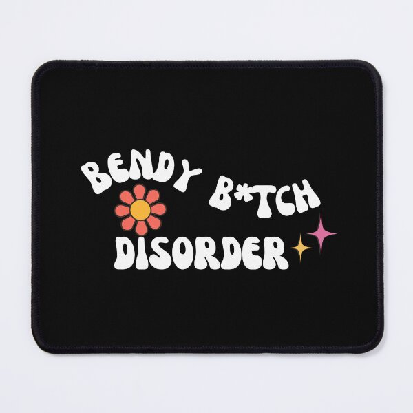 Item preview, Bendy B*tch Disorder Funny EDS Hypermobility Retro Typography designed and sold by kristy1003.