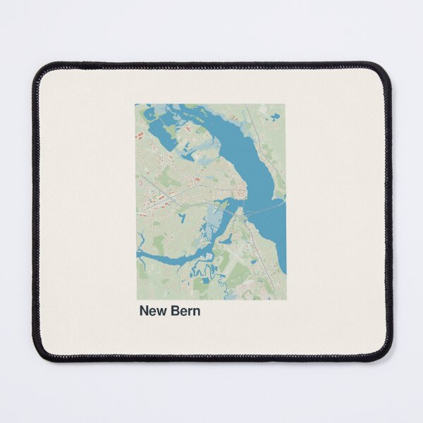 Item preview, New Bern Minimalistic Map Art designed and sold by MapsNerd.