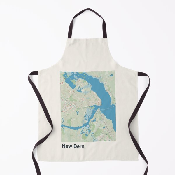 Item preview, New Bern Minimalistic Map Art designed and sold by MapsNerd.