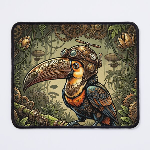 Item preview, Steampunk Toucan – Jungle Explorer. designed and sold by nicky2342.