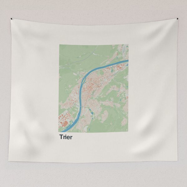 Item preview, Trier Minimalistic Map Art designed and sold by MapsNerd.