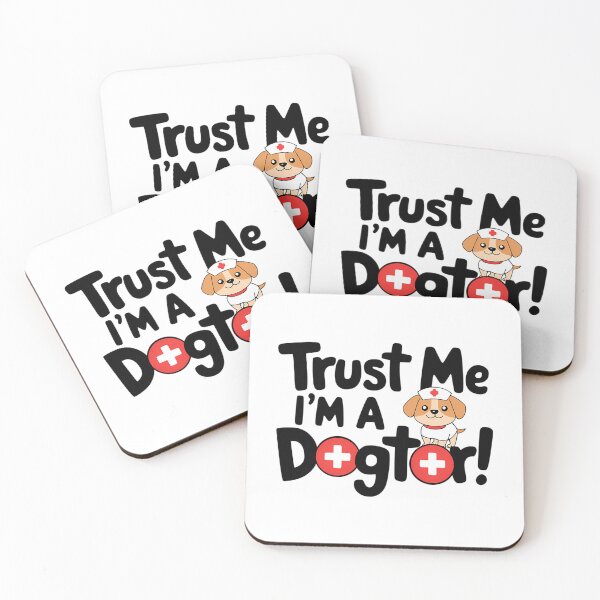 Item preview, Trust Me Im A Dogtor Cute Dog Nurse Pun designed and sold by tamiya-mortimer.