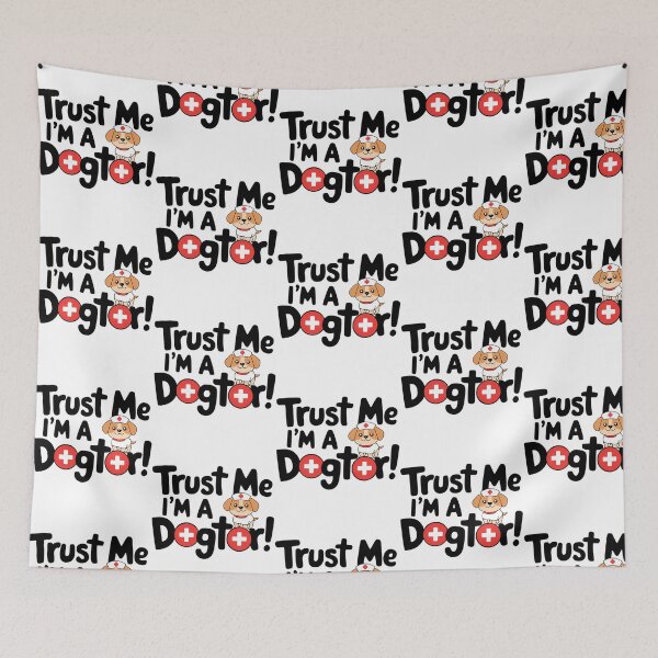 Item preview, Trust Me Im A Dogtor Cute Dog Nurse Pun designed and sold by tamiya-mortimer.
