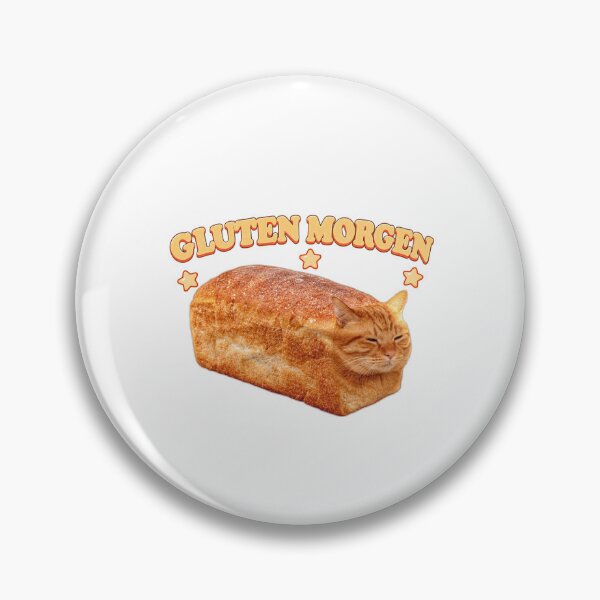 Item preview, Gluten Morgen Funny Cat designed and sold by RannaHile.