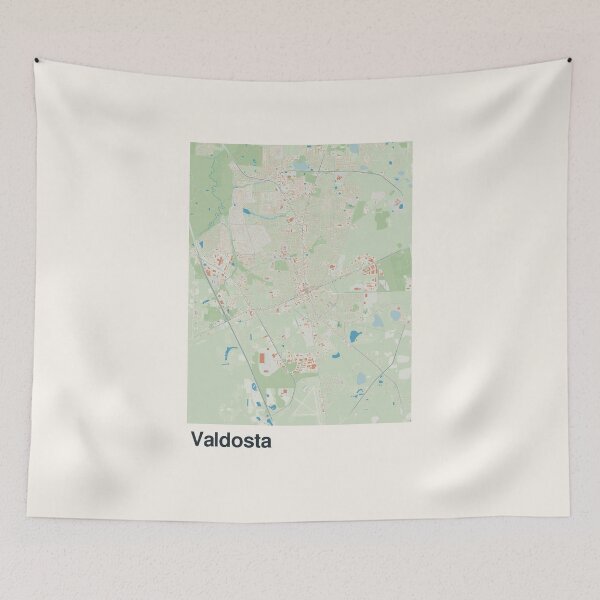 Item preview, Valdosta Minimalistic Map Art designed and sold by MapsNerd.