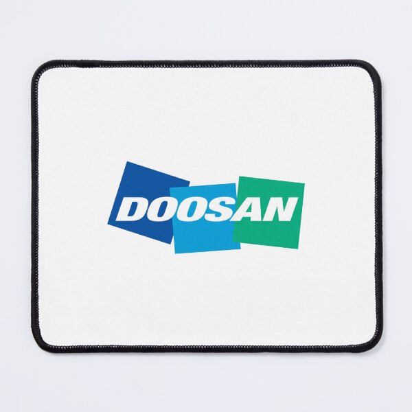 Item preview, Doosan Corporation Logo Featuring Overlapping Blue, Cyan and Green Squares designed and sold by eather8.