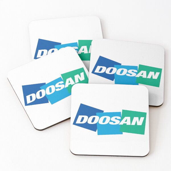 Item preview, Doosan Corporation Logo Featuring Overlapping Blue, Cyan and Green Squares designed and sold by eather8.
