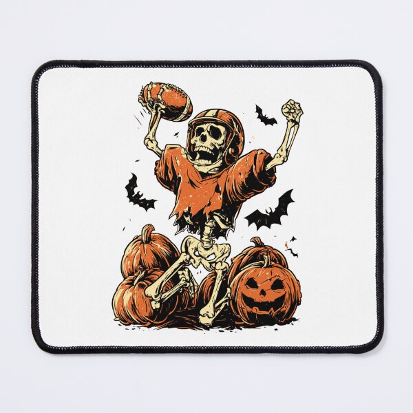 Item preview, Skeleton Playing Football Halloween | T-Shirt designed and sold by NicolasGlowArt.