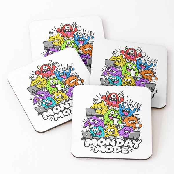 Aperçu de l'œuvre Office Monster Survival Crew créée et vendue par Thai Vibe Studio.