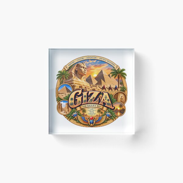 Item preview, Giza Egypt – Pyramids, Sphinx & Ancient Wonders designed and sold by Wandervogel123.