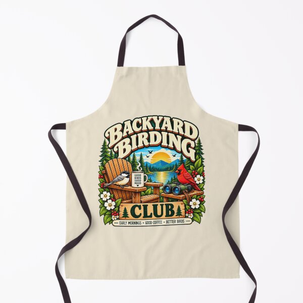 Item preview, Backyard Birding Club Retro Birdwatcher designed and sold by Wear Your Thing.