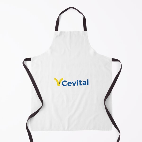 Item preview, Cevital Logo with Yellow and Blue Arch Symbol and Blue Lettering designed and sold by eather8.
