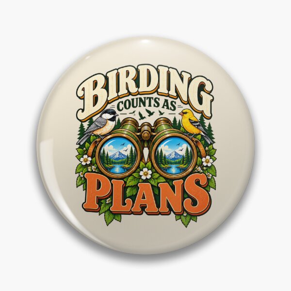 Item preview, Birding Counts As Plans Retro Birder designed and sold by Wear Your Thing.