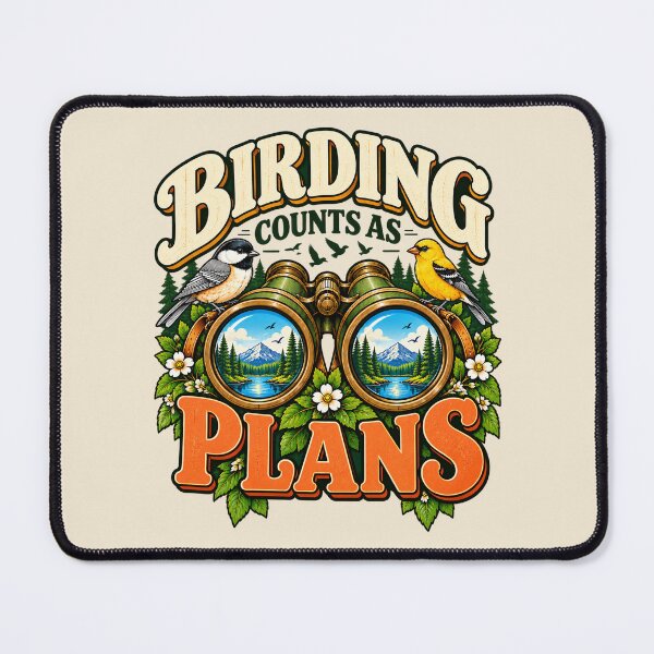 Item preview, Birding Counts As Plans Retro Birder designed and sold by Wear Your Thing.