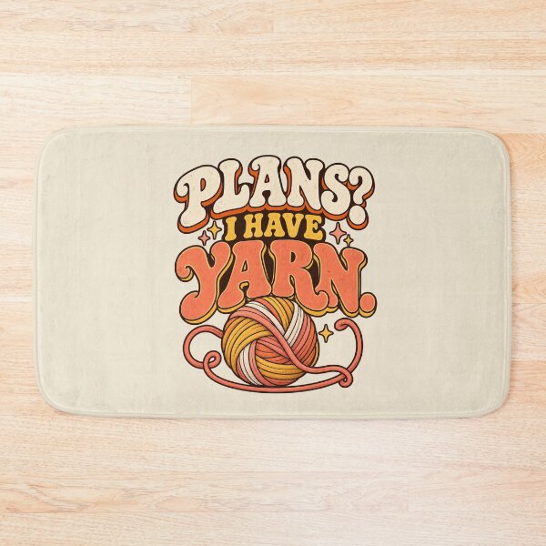 Item preview, Plans I Have Yarn Retro Crafter designed and sold by Wear Your Thing.