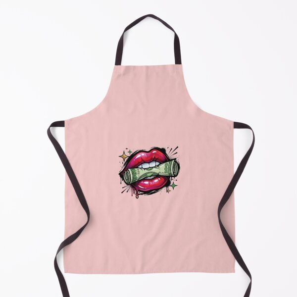 Item preview, Lips Biting Dollar Bill Pop Art Graffiti Money Lips Art designed and sold by ArtivaaStudio.