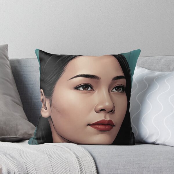 Item preview, BS BinOon Lotus Dew Khom Sapphic Thai GL Kdrama Actress LGBTQ+ Cartoon Art Wall Decor Comic Print Poster Shirt Cell  designed and sold by Mind Space.