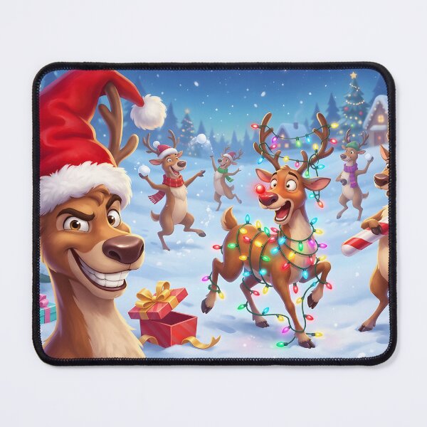 Item preview, Deer Oh Deer, Christmas Is Here designed and sold by zakvisuals.